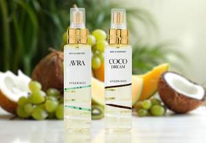 AVGERINOS: Δύο νέα Body & Hair Mists με εξωτικά αρώματα & vegan συνθέσεις